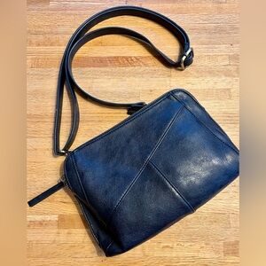 Joy Susan Convertible Black Vegan Leather Purse